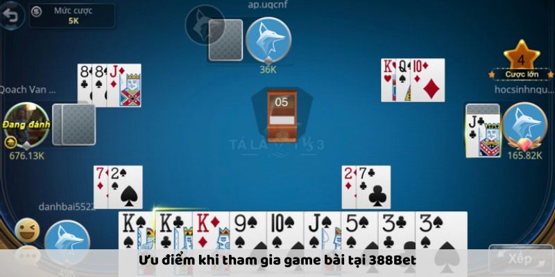 Ưu điểm của game bài 388Bet