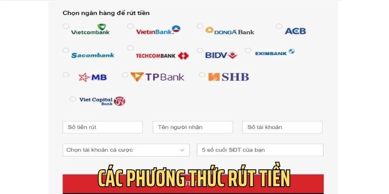 Hệ thống hỗ trợ đa dạng hình thức nhận thưởng